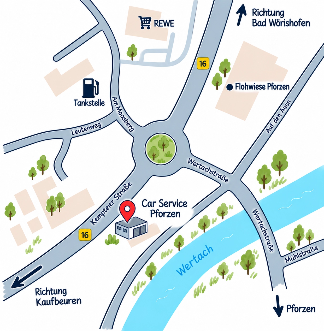 carservice-pforzen-anfahrt-karte
